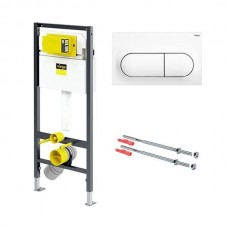 Инсталляция для подвесного унитаза VIEGA Prevista Dry с кнопкой 792831 Инсталляция для подвесного унитаза VIEGA Prevista Dry с кнопкой 792831